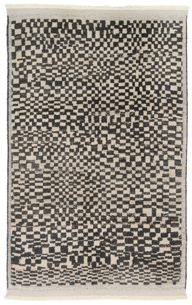 Cast Hand Knotted Wool Rug