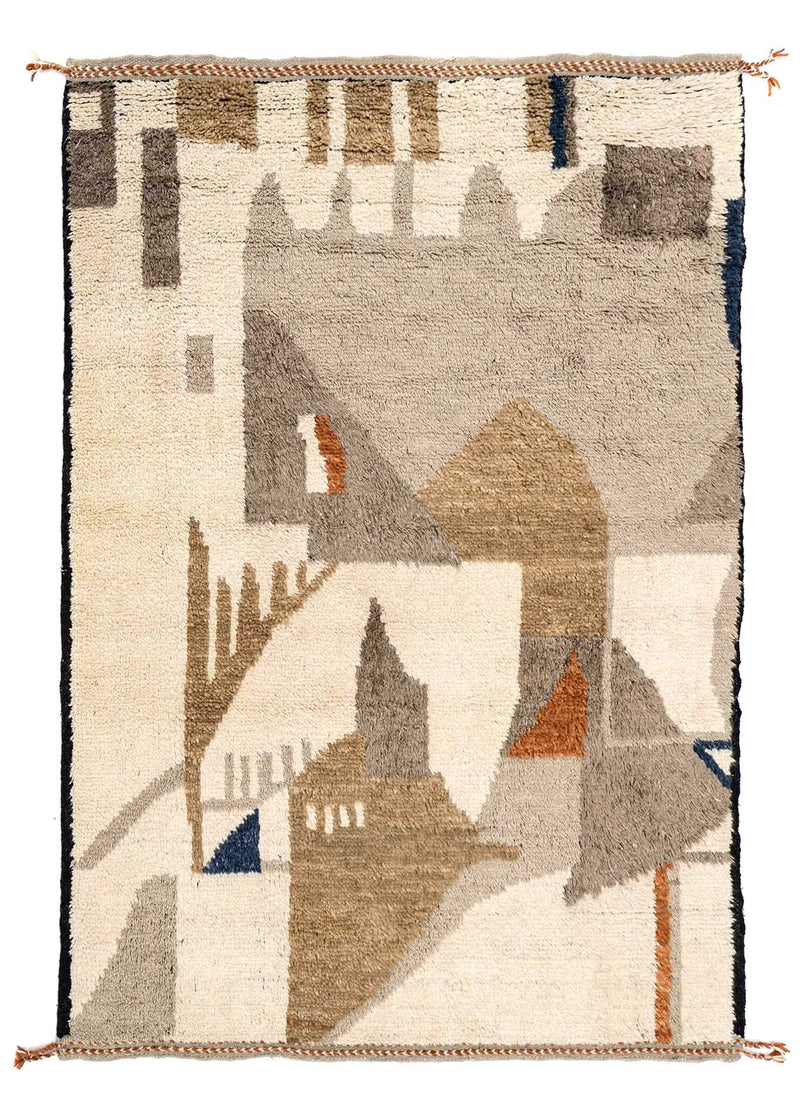 Camisole Hand-Knotted Wool Rug